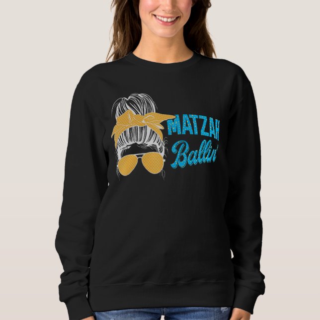 Jewish Matzah Ballin Sweatshirt (Vorderseite)