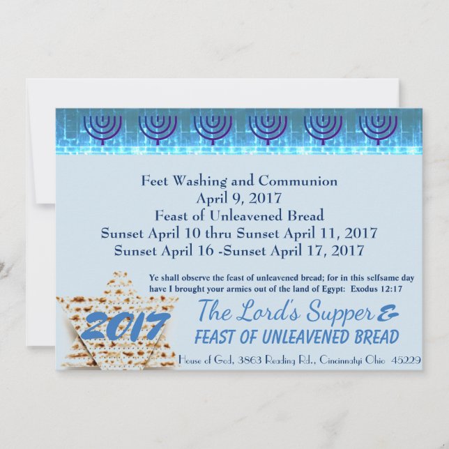 Jewish Passover (Vorderseite)