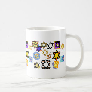 JewishStars, Channuka Tasse, jüdisch Tasse