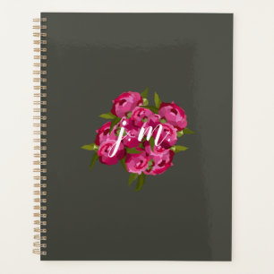 Jewl Tone Peony Personalisiert Planner Planer