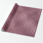 Jewlery Stripes Maroon Burgundy Silver Vip Geschenkpapier<br><div class="desc">Minimalismus und Elegance Glam und Chic Delicate Wrapping Paper</div>