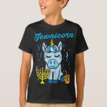 Jewnicorn Jew Unicorn Niedlich Hanukkah Pajamas Ch T-Shirt<br><div class="desc">Jewnicorn Jew Unicorn Niedlich Hanukkah Pajamas Chanukah PJ Girl</div>
