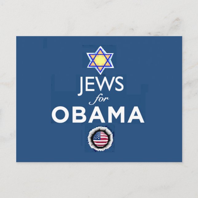JEWS OBAMA Postcard Postkarte (Vorderseite)