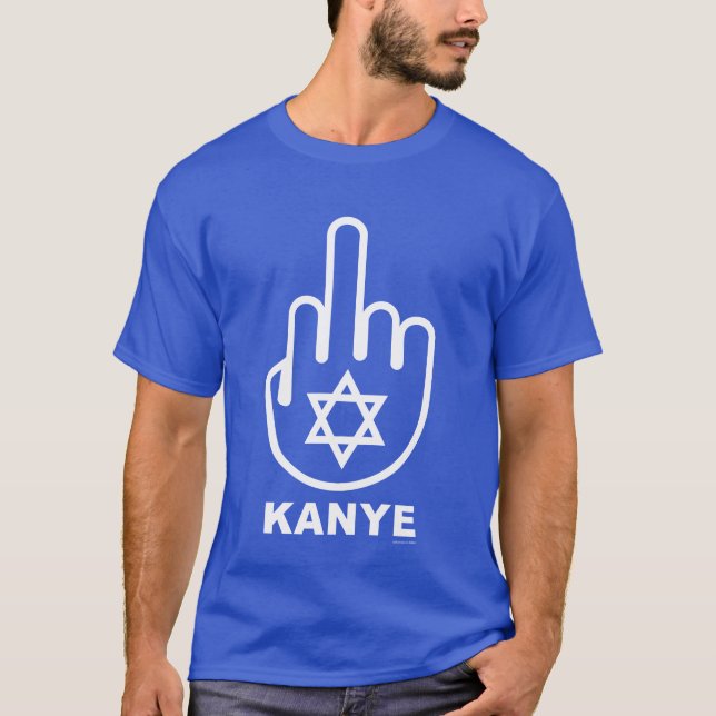 JEWS SAY: F*CK KANYE - CHAMSA T-Shirt (Vorderseite)