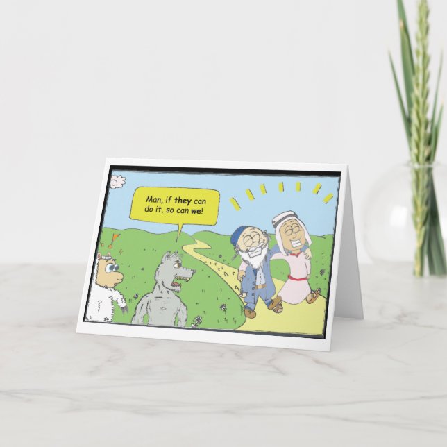 Jews vs Muslims Karte (Vorderseite)