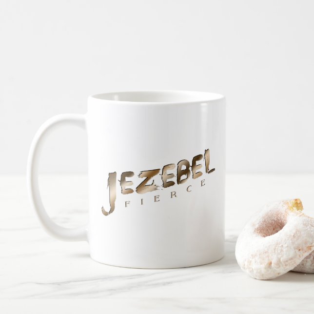 Jezebel Fierce Kaffeetasse (Mit Donut)