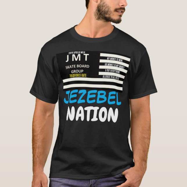 JEZEBEL NATION Basic Dark T - Shirt (Vorderseite)