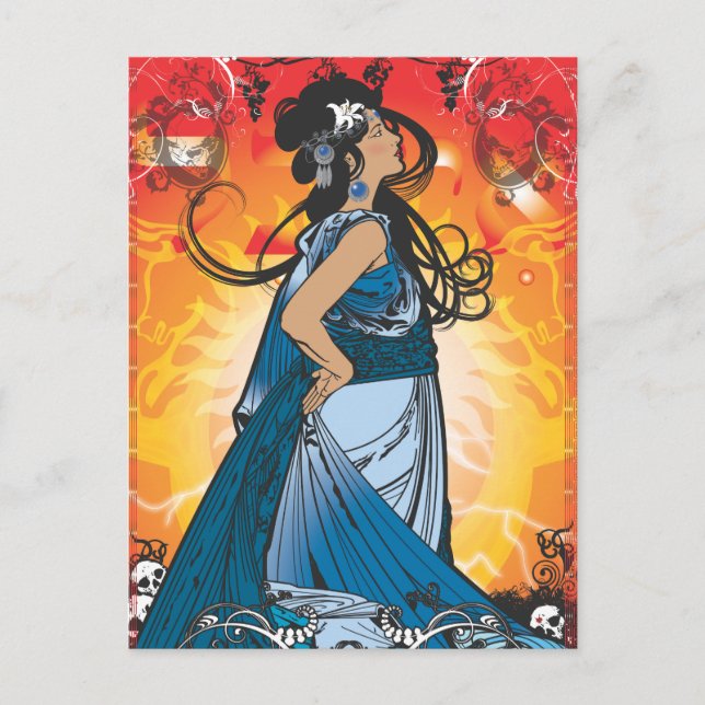 Jezebel Postkarte (Vorderseite)