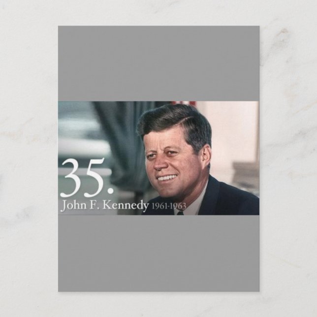 JFK 35 POSTKARTE (Vorderseite)