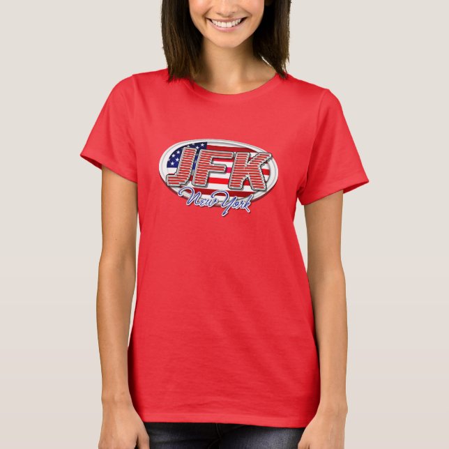 JFK Airport Code T - Shirt (Vorderseite)
