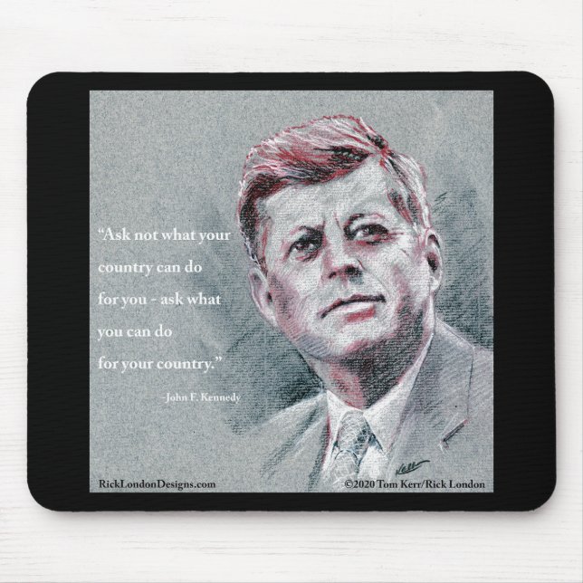 JFK & Angebot Mousepad (Vorne)