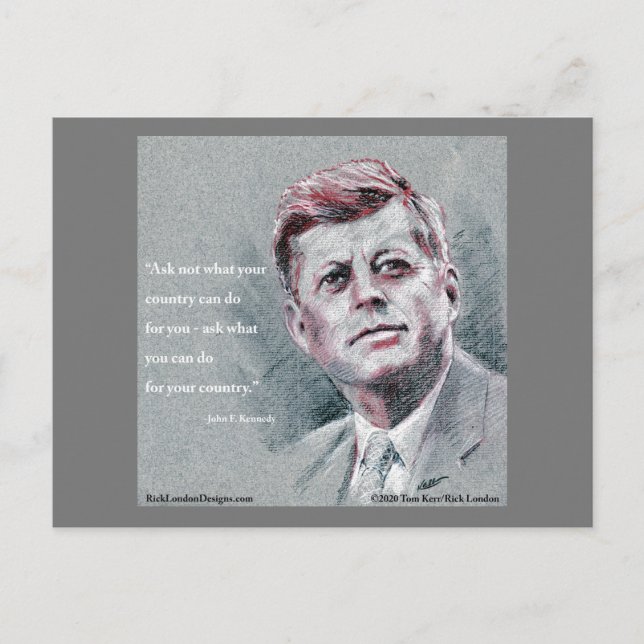 JFK & Angebot Postkarte (Vorderseite)