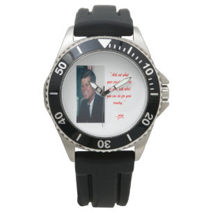 JFK & Ask Not Zitat-Uhren Armbanduhr