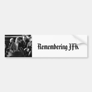 JFK-Aufklärung Autoaufkleber