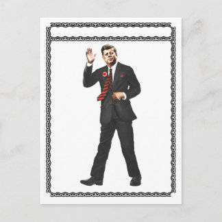 JFK: Beste Wünsche Postkarte
