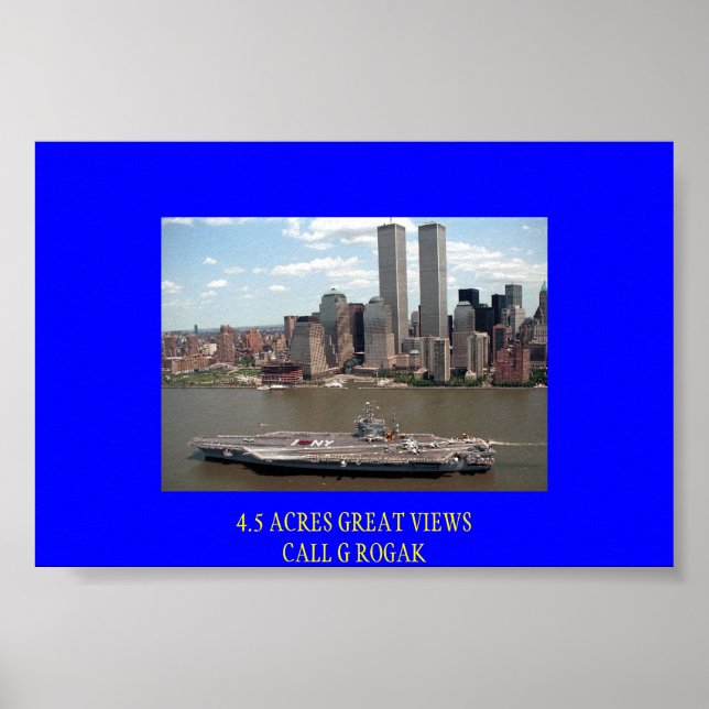 JFK BESUCHT DEN GROSSEN APPLE POSTER (Vorne)