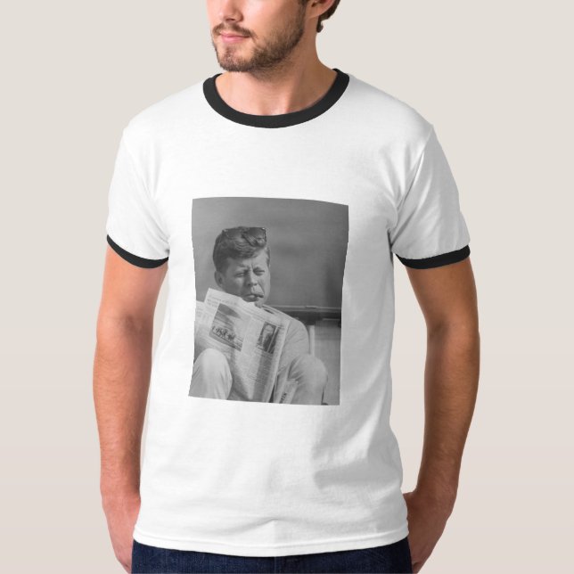 JFK entspannende Außenseite T-Shirt (Vorderseite)