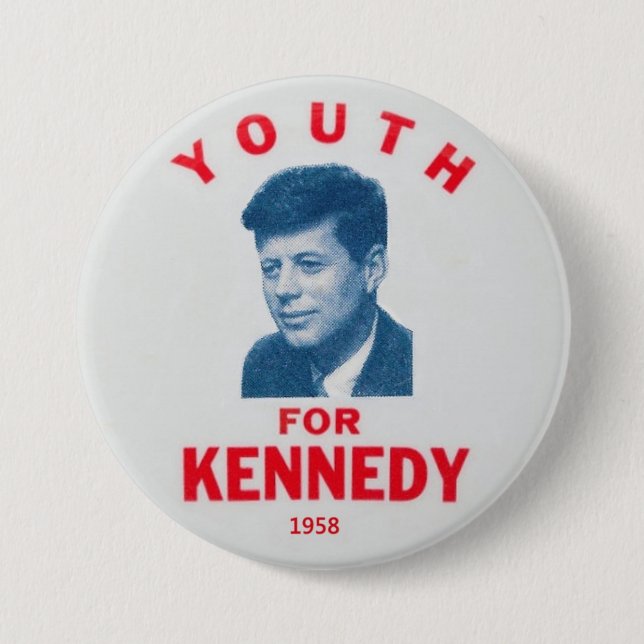 JFK ErinnerungsButton 1958 Button (Vorderseite)