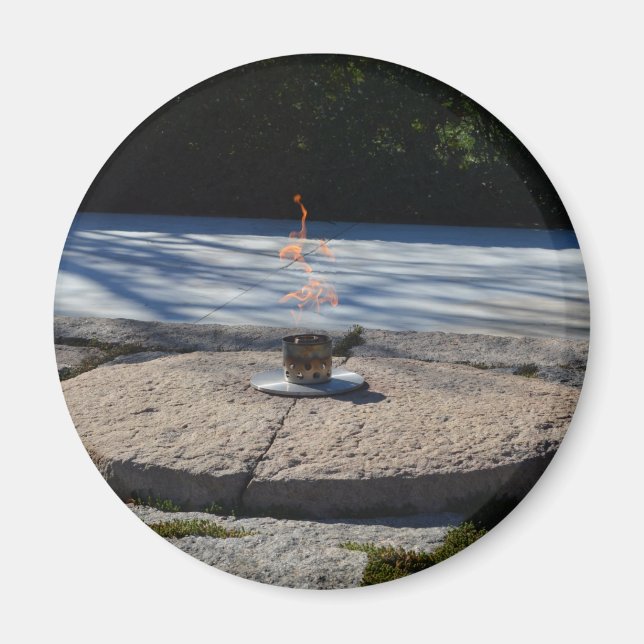 JFK Eternal Flame Magnet (Vorne)