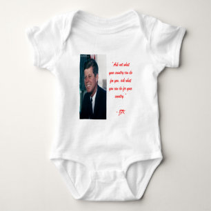 JFK & Frag nicht, was dein Land für dich tun kann Baby Strampler