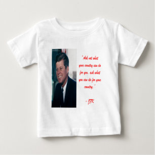 JFK & Frag nicht, was dein Land für dich tun kann Baby T-shirt