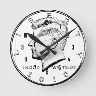 JFK HALF DOLLAR RUNDE WANDUHR