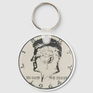 JFK Half Dollar Schlüsselanhänger