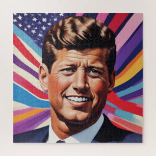 JFK John F. Kennedy Motivierend Inspiration Puzzle