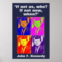 JFK John F. Kennedy Zitat Motivierend Inspiration