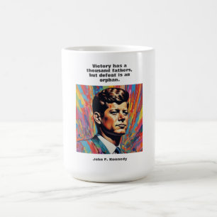 JFK John F. Kennedy Zitat Motivierende Inspiration Kaffeetasse
