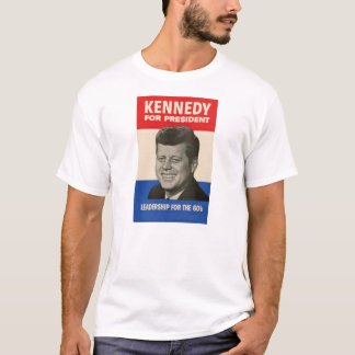 JFK - John- F. Kennedykampagnen-Plakat-T-Shirt T-Shirt