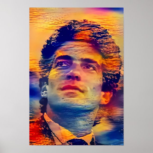 JFK Jr. - Island Sunset - Poster (Vorne)