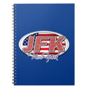 JFK New York Airport Code Notebook Notizblock