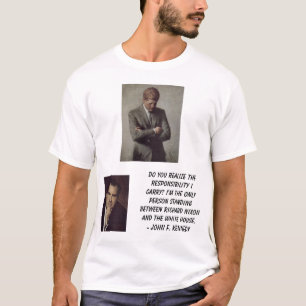 jfk, Nixon, Richard, verwirklichen Sie T-Shirt