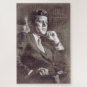 JFK-Portrait Puzzle