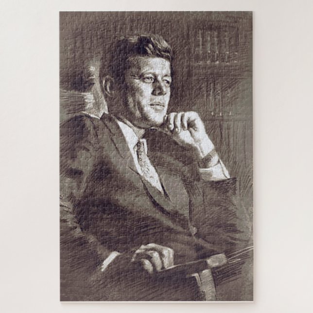 JFK Portrait Puzzle (Vertikal)