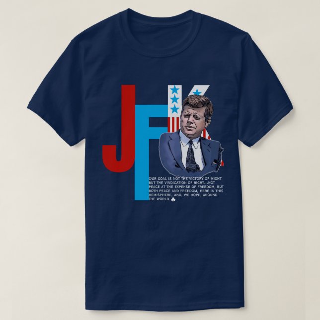 JFK-PRÄSIDENTSCHAFT T-Shirt (Design vorne)