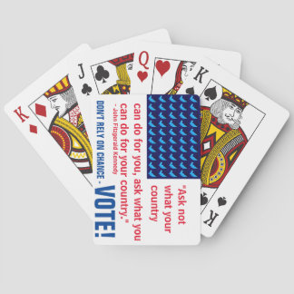 JFK Quote Playing Cards Spielkarten