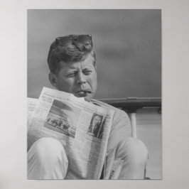 JFK Relaxen im Freien Poster