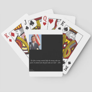 JFK Rette das reichhaltige und schlechte Angebot Spielkarten