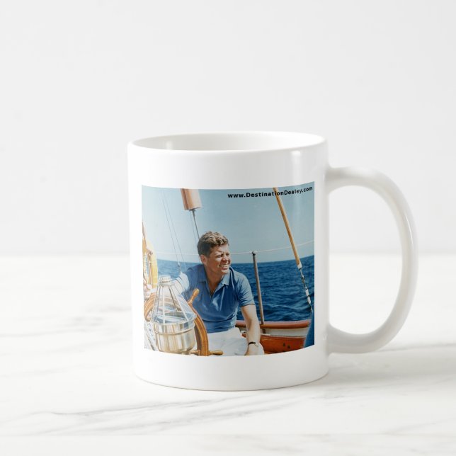 JFK Segeln Kaffeetasse (Rechts)