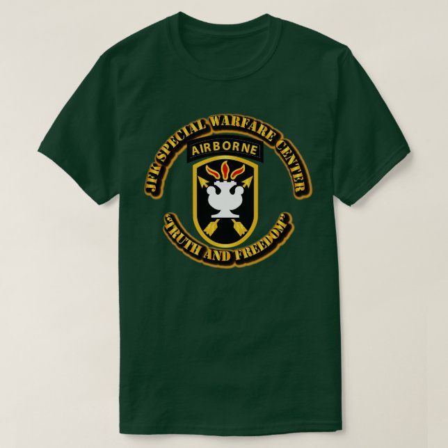 JFK Special Warfare Center T-Shirt (Design vorne)