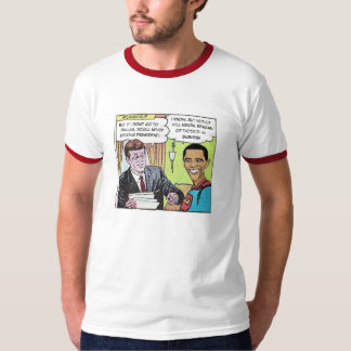 JFK u. Obama-Manwecker-Shirt T-Shirt