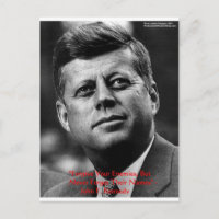 JFK "Vergiss nicht" Weisheitszitat Geschenke & Kar