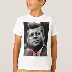 JFK "Verzeihe nicht, vergiss nicht" Weisheitszitat T-Shirt