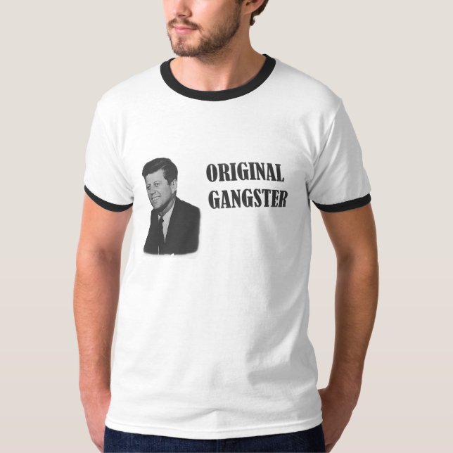 JFK Vorlagen-Gangster T-Shirt (Vorderseite)