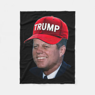 Jfk Wearing Trump Hat Funny John F Kennedy Meme Gr Fleecedecke