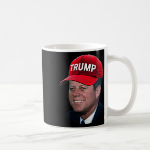 Jfk Wearing Trump Hat Funny John F Kennedy Meme Gr Kaffeetasse