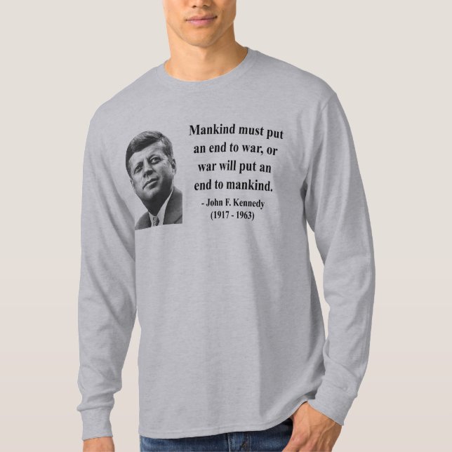 JFK Zitat 1b T-Shirt (Vorderseite)