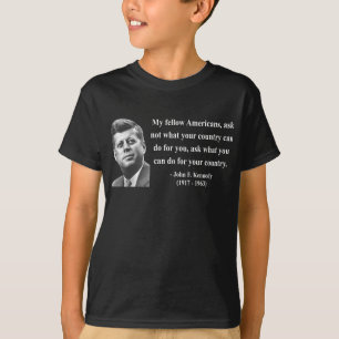 JFK Zitat 3b T-Shirt